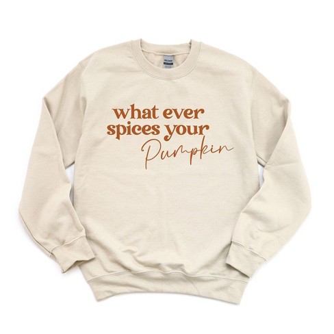 Simply Sage Market Women's Graphic Sweatshirt Whatever Spices Your Pumpkin - image 1 of 4