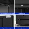 SKRAN Metal Storage Cabinet, Multi-Purpose Steel Cabinets with Doors and  Adjustable Shelves for Home, Office, and School - 4 of 4