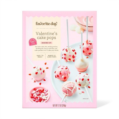 Valentines Cake Pop Baking Kit - 12ct / 12oz - Favorite Day™