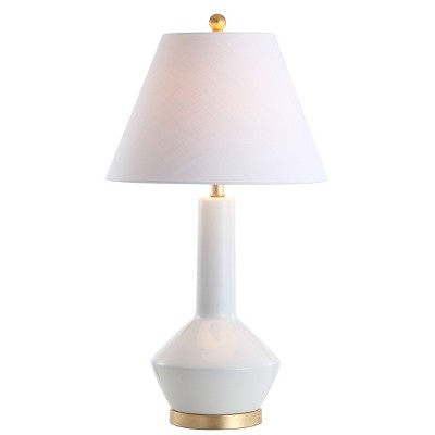 JONATHAN Y Copenhagen Ceramic/Metal LED Table Lamp