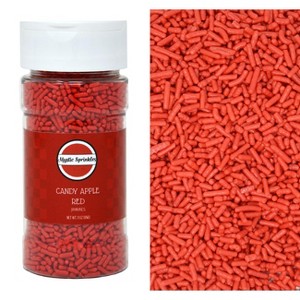 Mystic Sprinkles Candy Apple Red Jimmies Sprinkles 3oz Bottle - 1 of 4