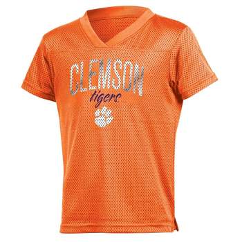 NCAA Clemson Tigers Girls' Mesh T-Shirt Jersey