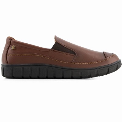 Женские туфли Andrea Comfort Leather Loafers 90582 Brown 7 — фото 3