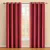 Collections Etc Lyon Grommet Top Elegant Velvet Curtain Panel - 2 of 3