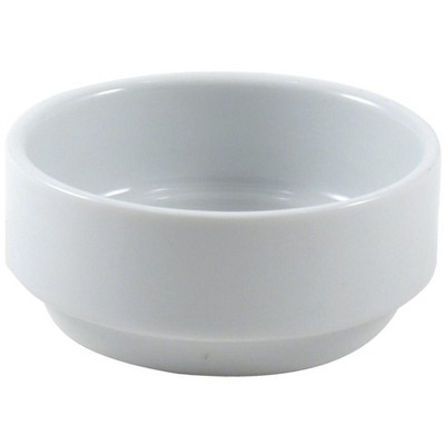 Turgla Round White Porcelain 2.5 Ounce Ramekin, Set of 12