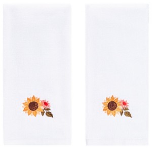 Jacobean Sunflower Bath Collection - Set of 2 Hand Towels - 1 of 1