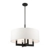 Livex Lighting Cresthaven 4 - Light Chandelier in  Black - 4 of 4