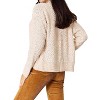 Women's Luxurious Knit Open Front Cardigan - Double Take - 3 of 4