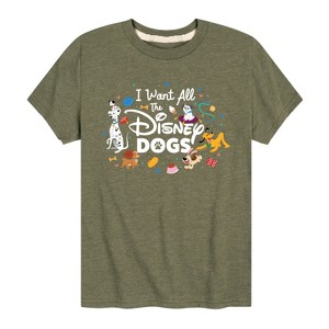 Boys' - Disney - Cats & Dogs Short Sleeve Graphic T-Shirt - 1 of 4
