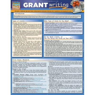 Grant Writing - (Quick Study: Academic) by  Martin McMillan (Poster)