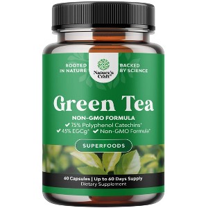 Green Tea Capsules, Nature's Craft, 60ct - 1 of 4