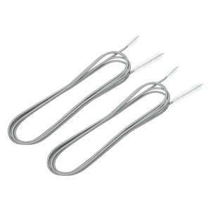 Unique Bargains Flexible Long Nylon Bristles Drain Line Cleaner Tool Brush 2 Pcs - 1 of 4