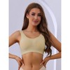 Allegra K Women's Soft Breathable U Back Push-up Full Coverage Bras without Underwire - 4 of 4