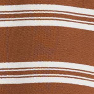 Brown/White Striped