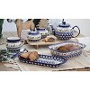 Blue Rose Polish Pottery 1282 Zaklady Bread Tray - 4 of 4