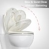 Slow-Close Toilet Seat, Quiet Polypropylene (PP) Toilet Lid with Secure Hinges, Easy to Install & Clean - 4 of 4