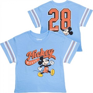 Womens Mickey Mouse 1928 Junior's Hockey T-Shirt - 1 of 4