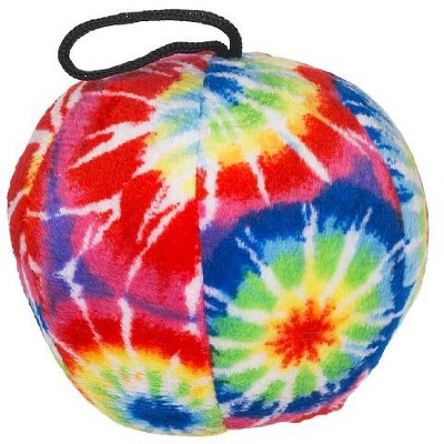 Multipet Groovy Tie-Dye Plush Ball Dog Toy