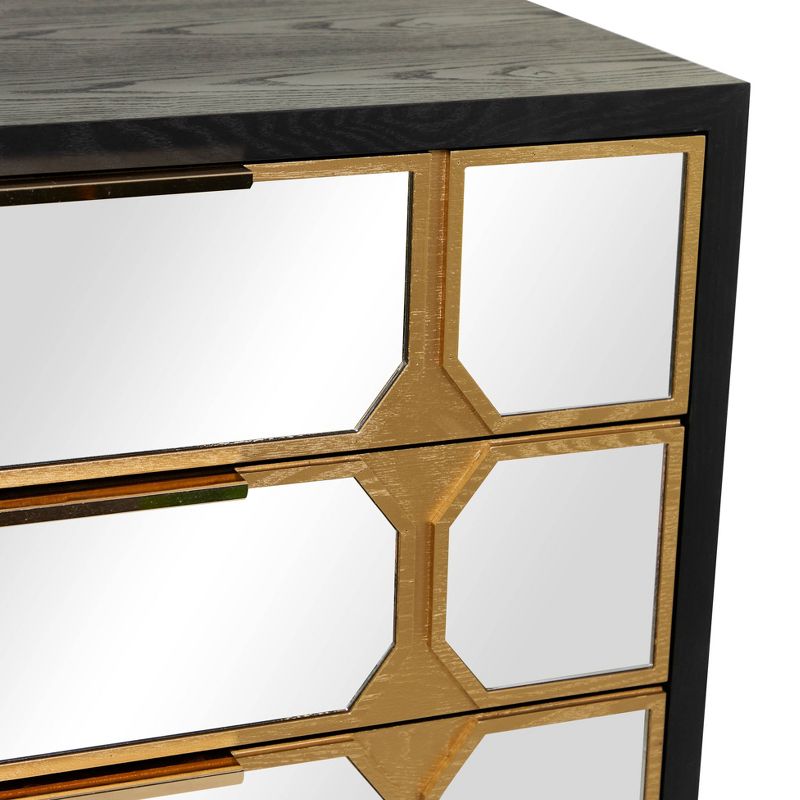 Glam Mirrored Wood Chest - Olivia & May, 5 of 8