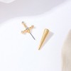 Anna-Kaci Women's Swords Drop Earrings with Crystals - 3 of 4