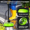 SUGIFT 1800W Electric Pressure Washer, 3500 PSI, 2.4 GPM, 5 Quick-Connect Nozzles, Detergent Selection Dial, Portable with Wheels and Hose Reel - 3 of 4