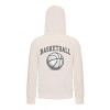 Everyday Kids Basketball Zip Up Hoodie – Classic Sketch Basketball Graphic Sweatshirt - 4 of 4