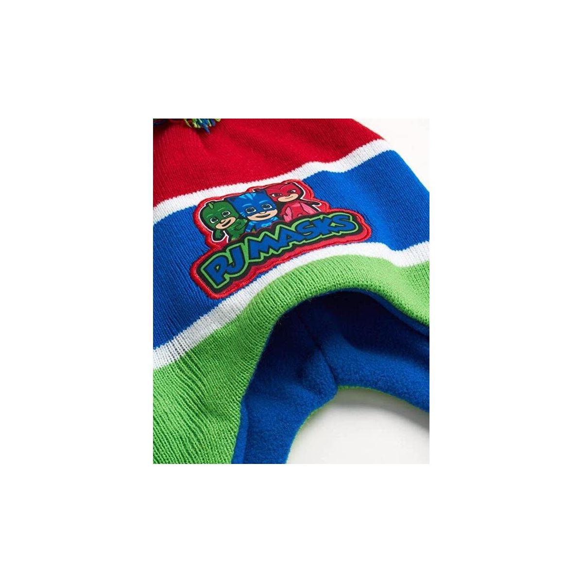 PJ Masks Boys Winter Hat & 2 Pair of Glove or Mittens Set, Kids Ages 2-7 - thumbnail 4