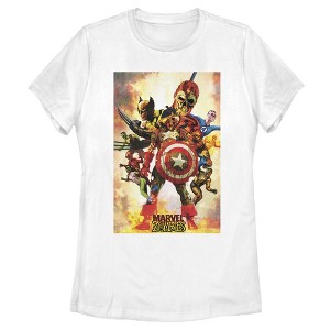 Women's Marvel Zombies Hero Poster T-Shirt - 1 of 4
