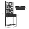 Outdoor Wicker Planter with Trellis for Climbing Plants, Freestanding Rattan Garden Box with Storage Shelf - 3 of 4