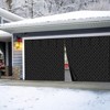 VEVOR Garage Door Screen for Winter, 18x7FT, Garage Door Insulation Kit, Magnetic Thermal Insulated Door Curtain with 300D Oxford Fabric, Black - 2 of 4