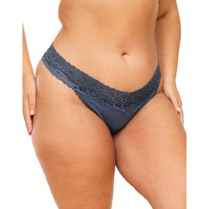 Adore Me Women's Kourtni Thong Panty - 1 of 3
