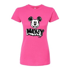 Women's - Disney - Mickey Mouse Fitted Graphic T-Shirt - 1 of 3
