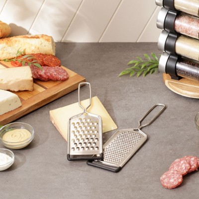 Stainless Steel Non-Slip Handheld Cheese Grater Set