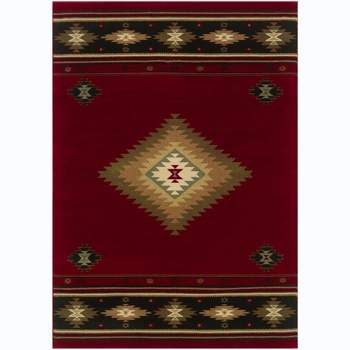 ‎Oriental Weavers Hudson Red/Green Rug Rug Size: 10' x 13'
