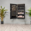 Mirror Jewelry Cabinet, Walld Armoire Jewelry Storage with Built-in Lights - 2 of 4