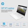 HP - 14" Laptop - Intel Celeron - 4GB Memory - 64GB eMMC - Snowflake White - 4 of 4