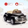 12V Kids Ride On Car, Battery Powered Electric Vehicle With Remote Control, Spring Suspension, Led Light and Music for Toddler Boys Girls 3-8 - 3 of 4