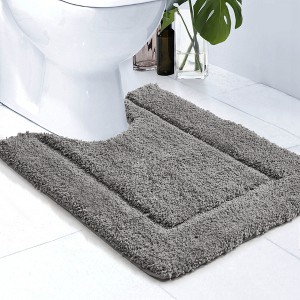 Deconovo Absorbent Non Slip Bathroom Rug Soft Plush Contour Mat - 1 of 4