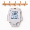 SmileyWorld Chillin' With My Snowmies - Baby Long Sleeve Bodysuit - 2 of 3