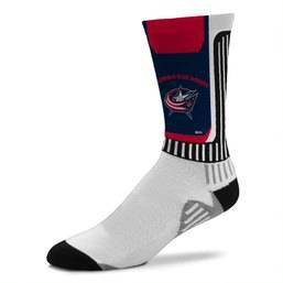 NHL Columbus Blue Jackets Men's Arched Name Crew Socks - L