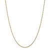 Black Bow Jewelry 1.3mm 10k Yellow Gold Singapore Chain Necklace - 3 of 4