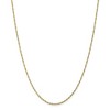 Black Bow Jewelry 1.3mm 10k Yellow Gold Singapore Chain Necklace - image 3 of 4