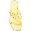 Journee Collection Womens Fanny Tru Comfort Foam Slide Low Block Heel Sandals Yellow 9 - 4 of 4