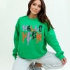Simply Sage Market Women's Graphic Sweatshirt Dripping Halloween Stars - 2 of 4