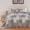 Greenland Home Fashions Giulia 3-Piece King Bedspread Set, 120x118 Inch - 3 of 4