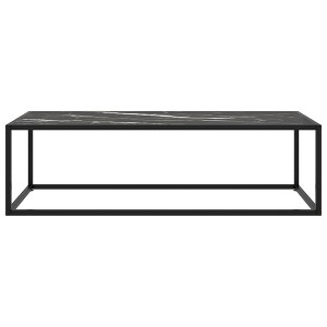 vidaXL Coffee Table Black and transparent - 1 of 4