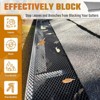 APRILSOUL 6” x 120 ft Durable Coated Steel Leaf Gutter Guards Micro Mesh Gutter Screens Gutter Protection Covers Fit K Style Gutter, Pack of 40 - 2 of 4