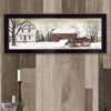 VisioGear Christmas Trees Wall Art, Printed Wall Art, Ready to Hang Framed Poster, Black Frame, Multicolor, 20"*8"*1" - 2 of 4