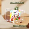 BP4U Acrylic Double-Sided Magnetic Picture Frame, Clear Frameless Freestanding Photo Frame for Home or Office Tabletop Display - 4 of 4
