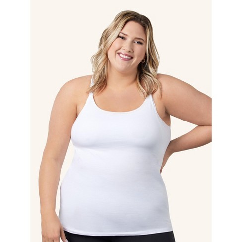 Leading Lady Maternity To Nursing Tank With Built-in Nursing Bra In White,  Size: Small : Target